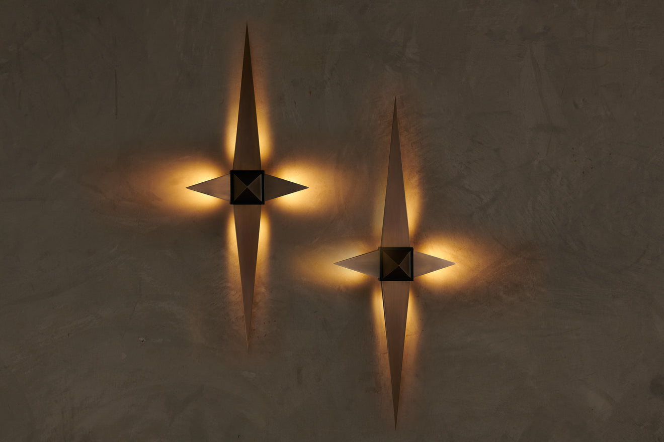 COMPASS SCONCE BY LIKA MOORE
